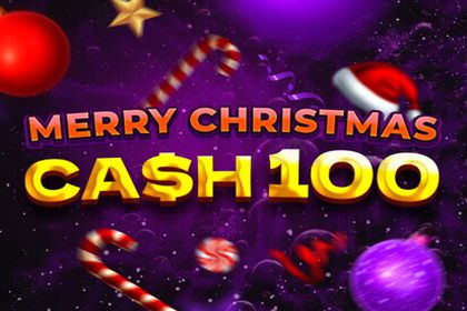 Cash 100 Christmas Online Slot Logo
