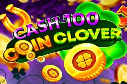Cash 100 Coin Clover Online Slot Logo