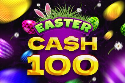 Cash 100 Easter Online Slot Logo