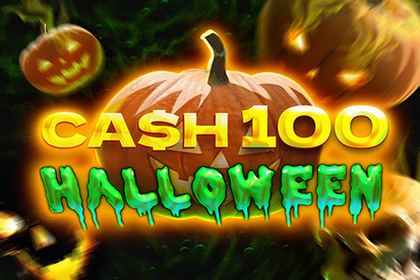 Cash 100 Halloween Online Slot Logo
