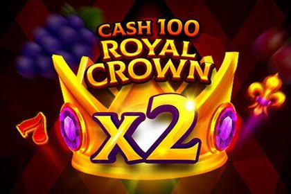 Cash 100 Royal Crown Online Slot Logo