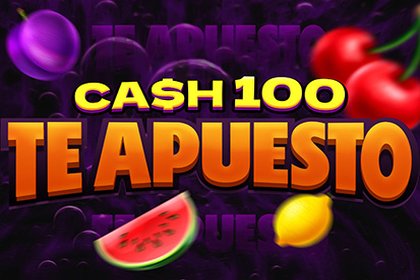 Cash 100 TeApuesto Online Slot Logo