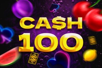 Cash 100 Online Slot Logo