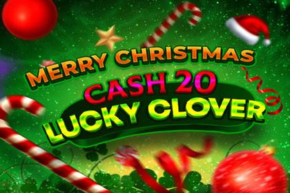 Cash 20 Lucky Clover Christmas Online Slot Logo