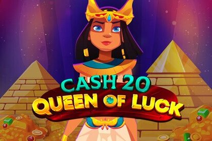 Cash 20 Queen of Luck Online Slot Logo