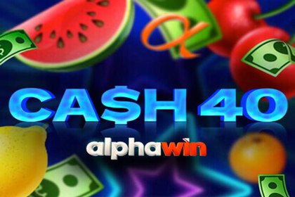 Cash 40 Alphawin Online Slot Logo