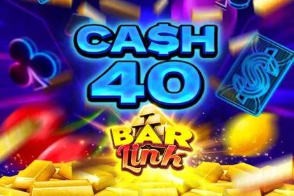 Cash 40 Bar Link Online Slot Logo