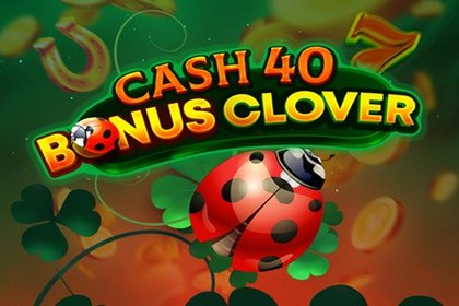 Cash 40 Bonus Clover Online Slot Logo