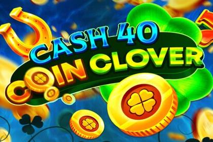 Cash 40 Coin Clover Online Slot Logo