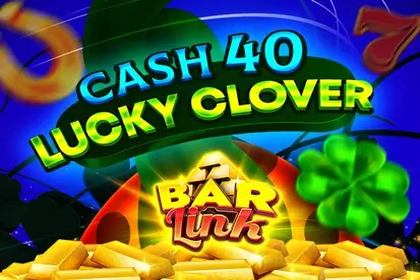 Cash 40 Lucky Clover Bar Link Online Slot Logo