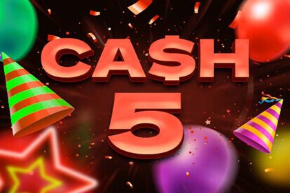 Cash 5 Happy Birthday Online Slot Logo
