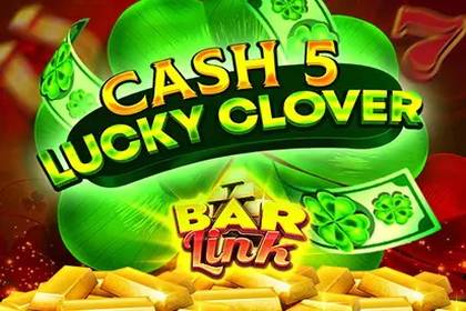 Cash 5 Lucky Clover Bar Link Online Slot Logo