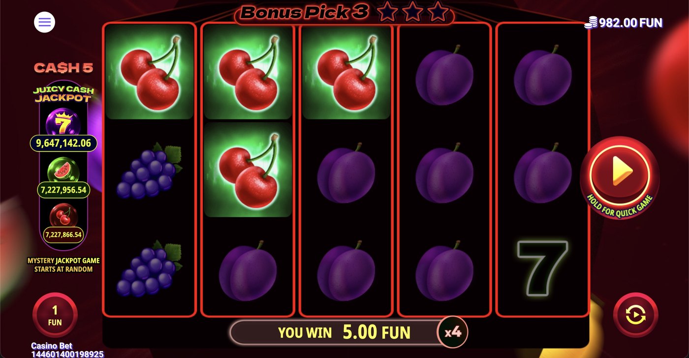 Cash 5: image of winning