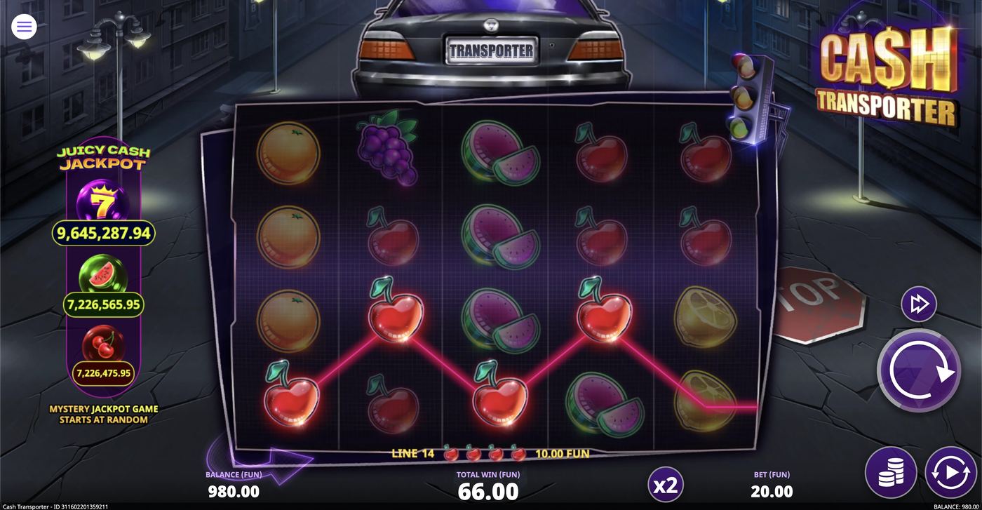 Cash Transporter: image of winning