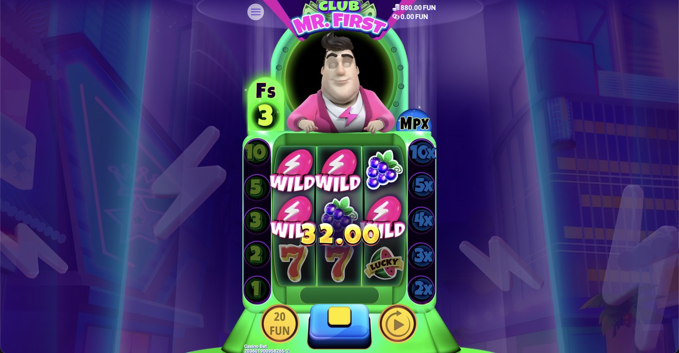 Club Mr. First: image of winning
