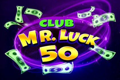 Club Mr. Luck 50 Online Slot Logo