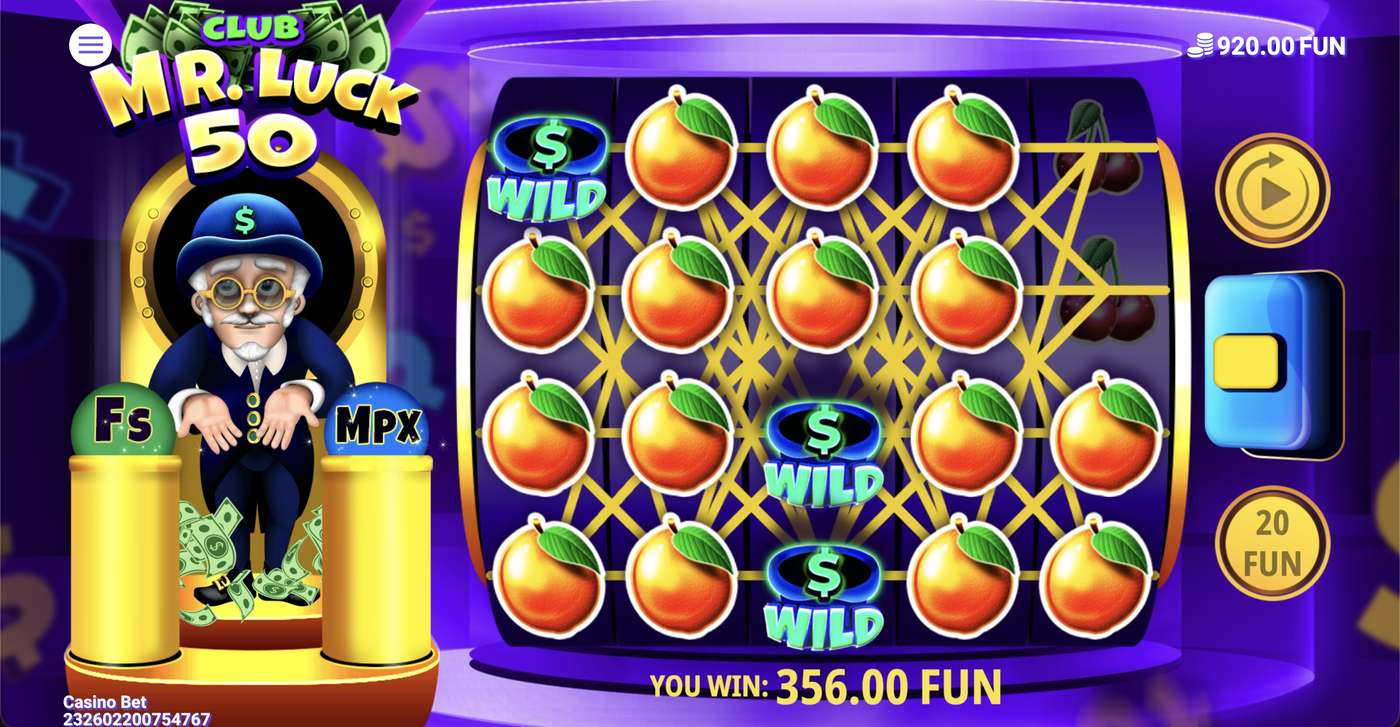 Club Mr. Luck 50: image of winning
