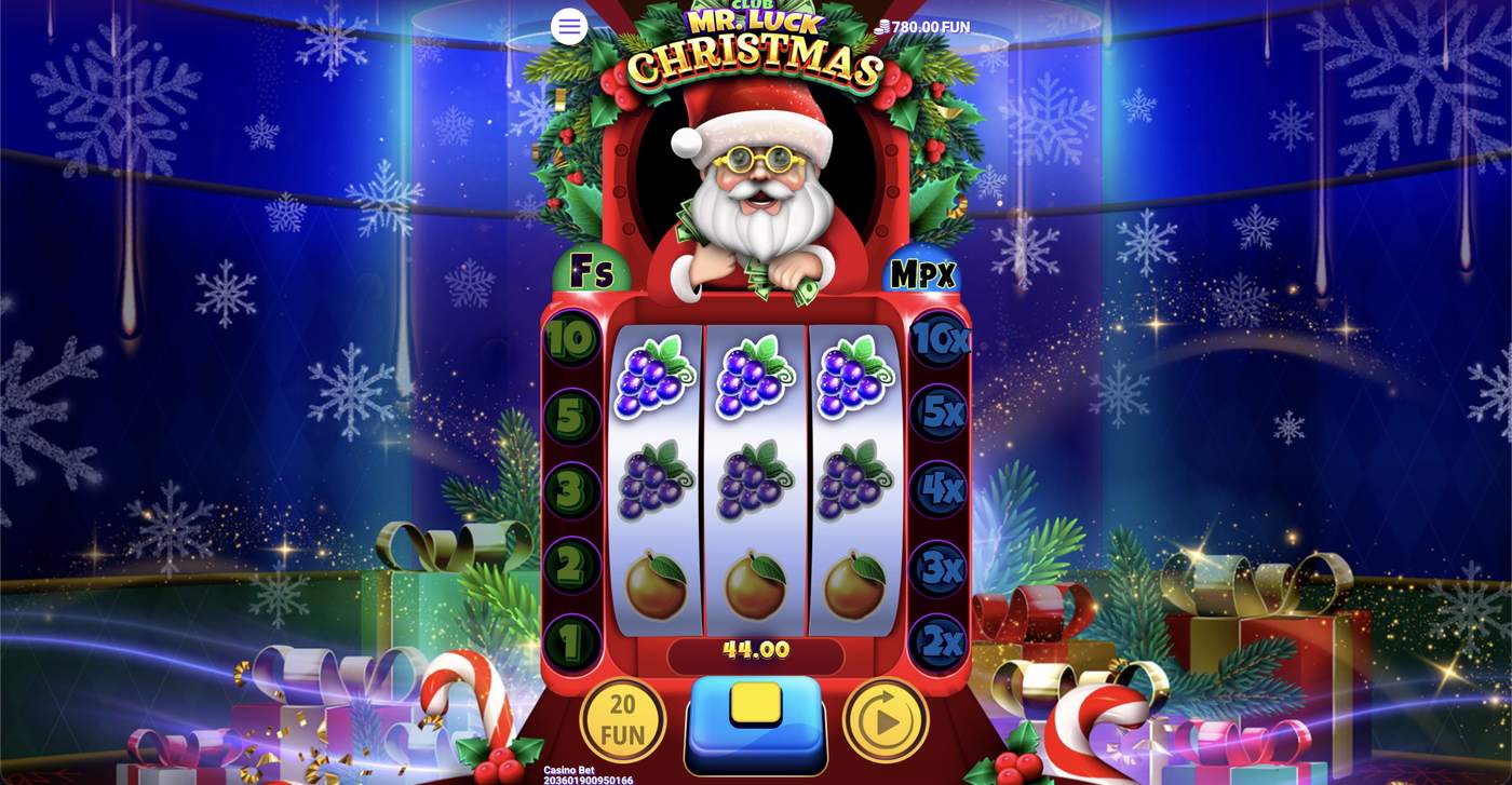 Club Mr. Luck Christmas: image of winning