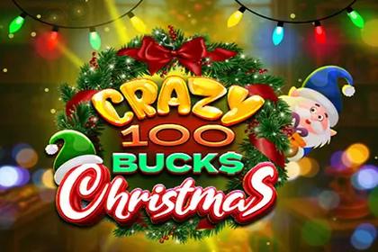 Crazy 100 Bucks Christmas Online Slot Logo
