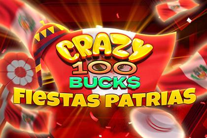 Crazy 100 Bucks Fiestas Patrias Online Slot Logo