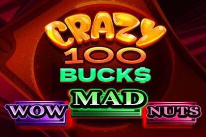 Crazy 100 Bucks Online Slot Logo
