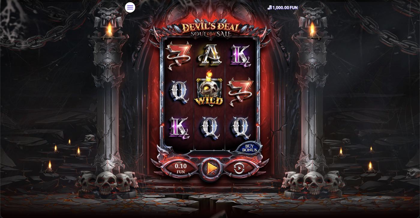 Devil's Deal Soul for Sale: image of main menu