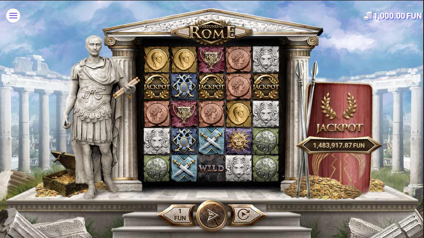Fortunes of Rome: image of main menu