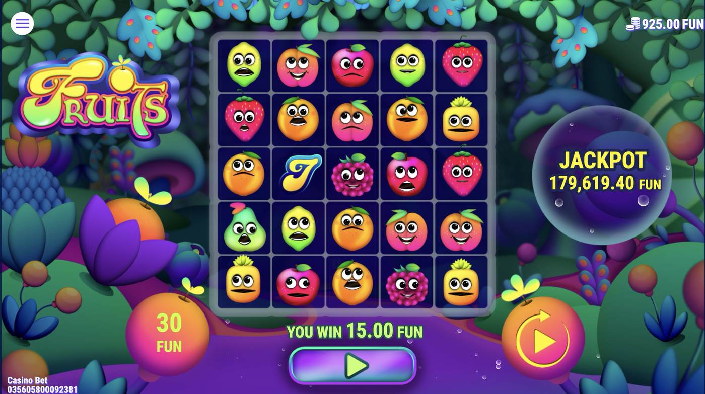 Fruits (7777gaming): image of winning
