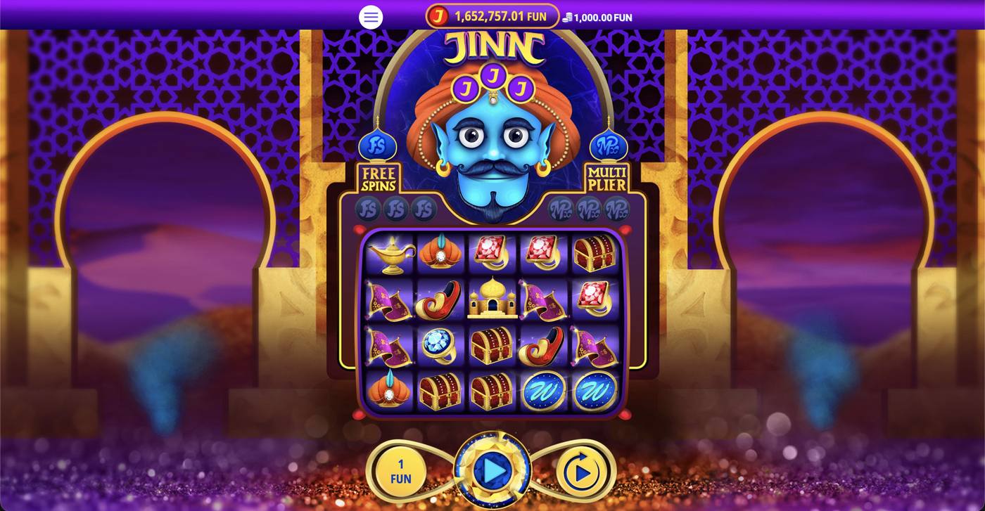 Jinn: image of main menu