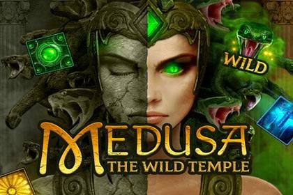 Medusa The Wild Temple Online Slot Logo