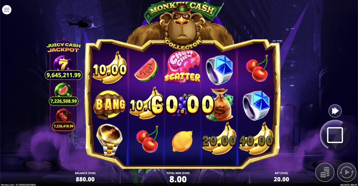 Monkey Cash: image of winning