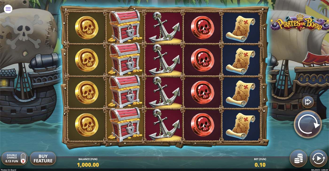 Pirates On Board: image of main menu