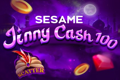 Sesame Jinny Cash 100 Online Slot Logo