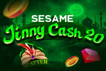 Sesame Jinny Cash 20 Online Slot Logo