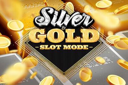 Silver & Gold Online Slot Logo