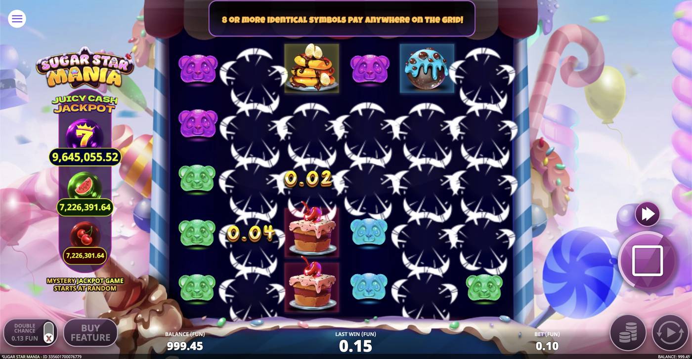 Sugar Star Mania: image of winning