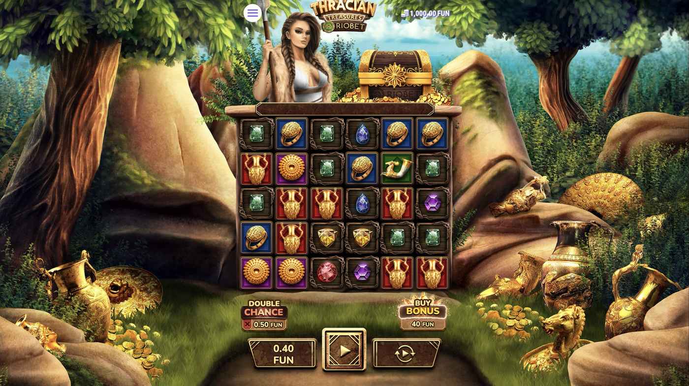 Thracian Treasures Riobet: image of main menu