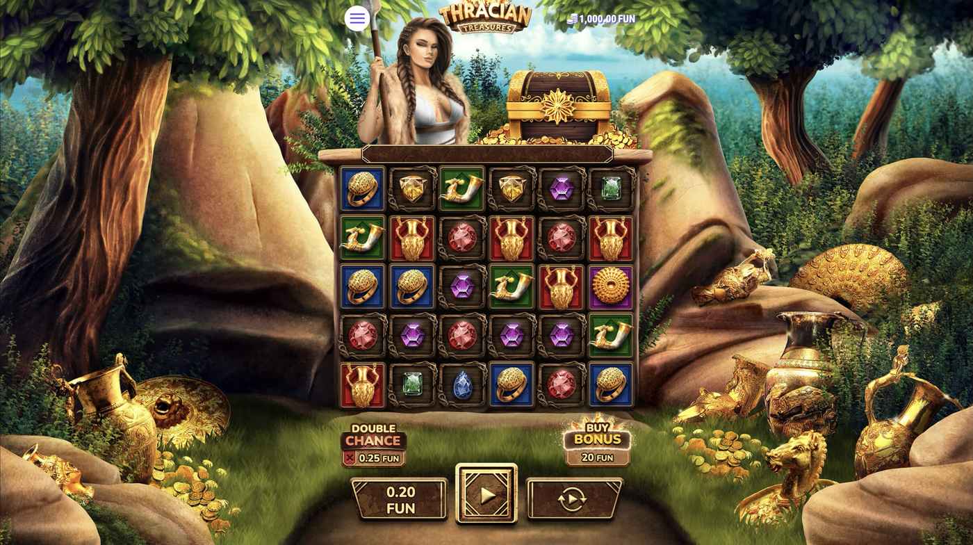 Thracian Treasures: image of main menu