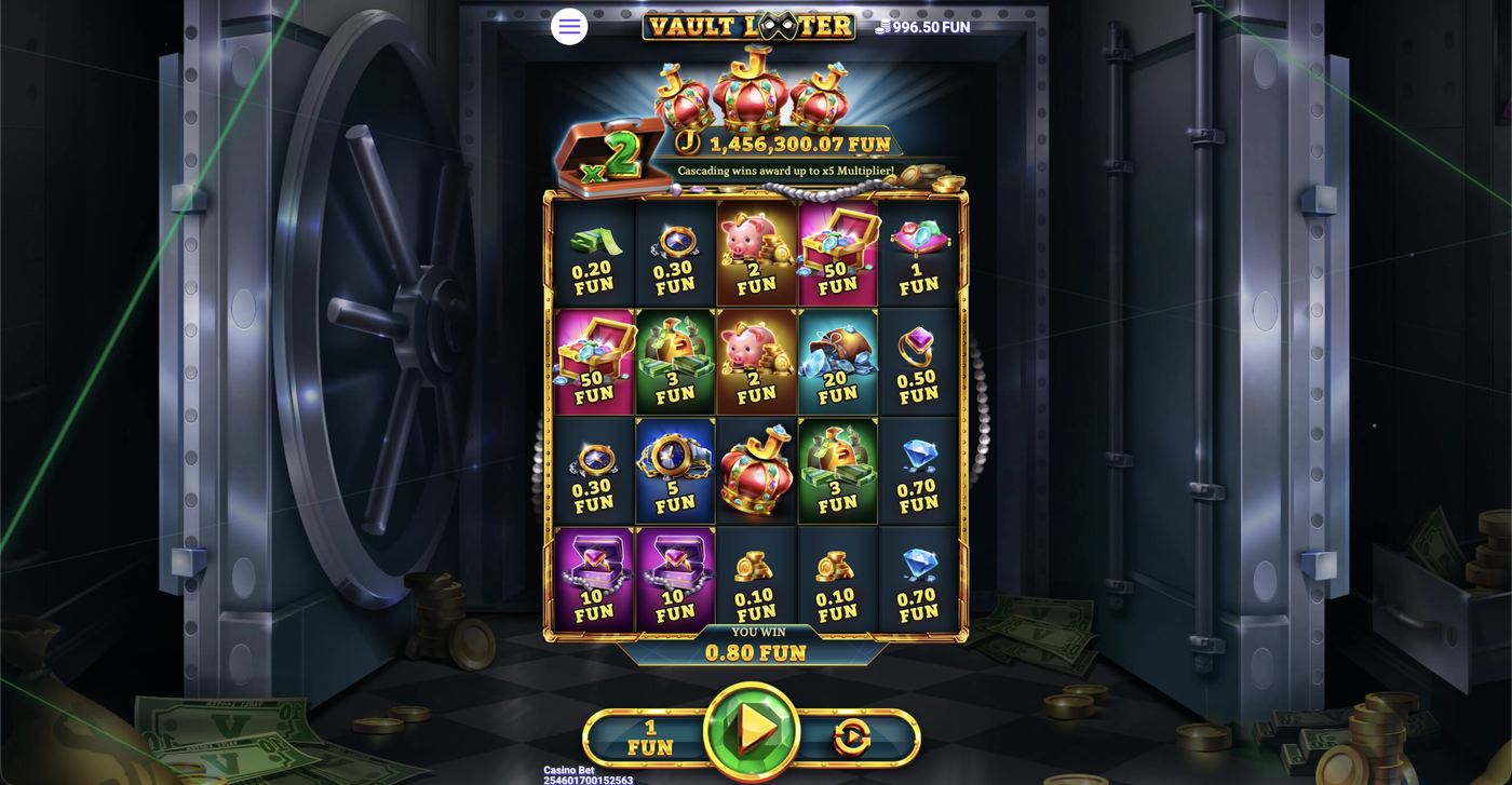Vault Looter: image of winning