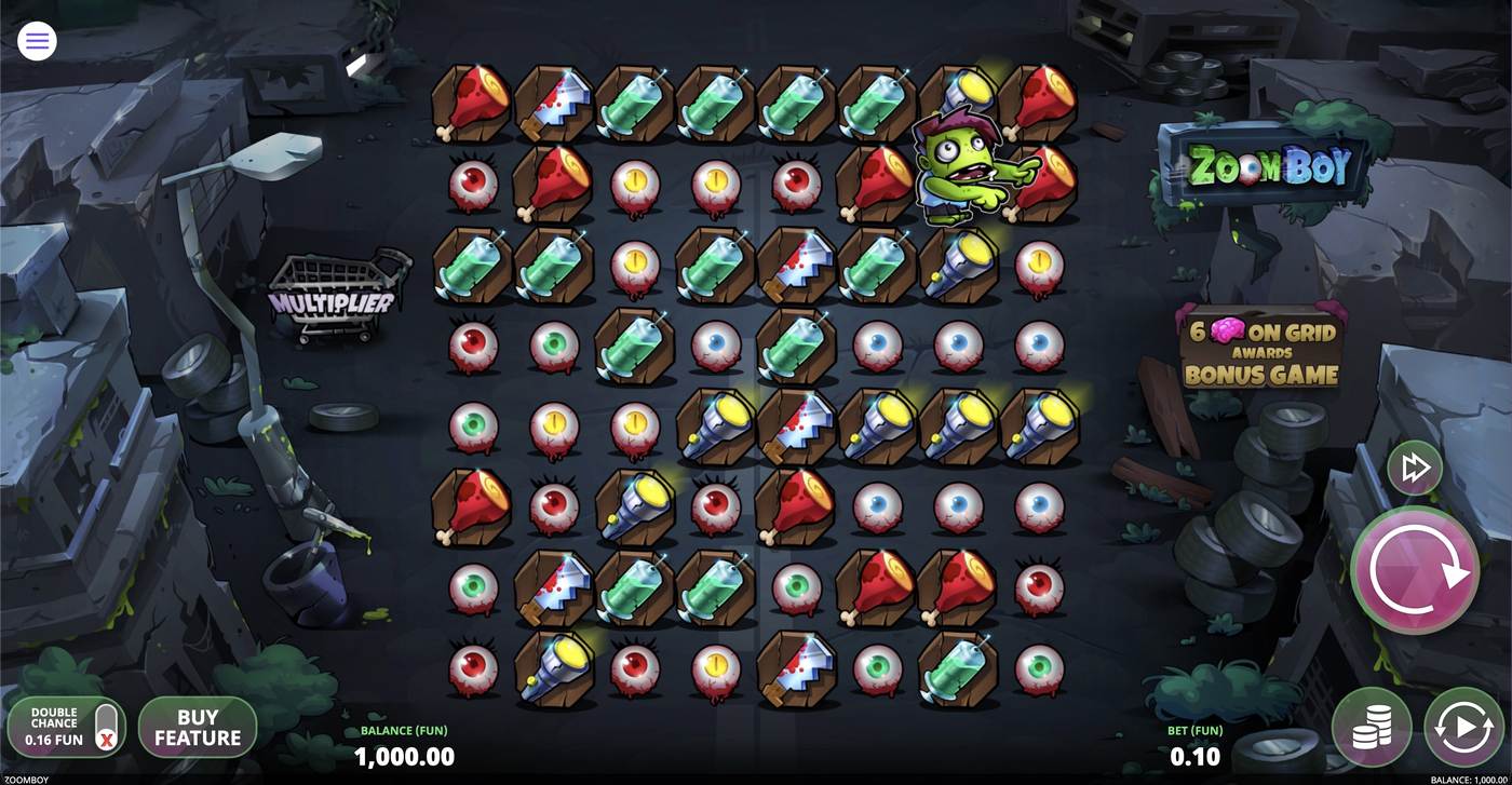 Zoomboy: image of main menu