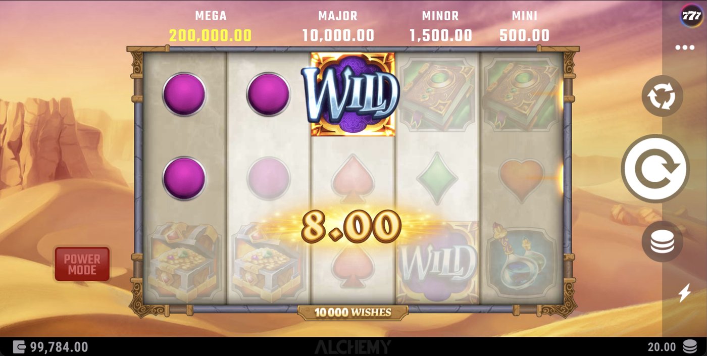 10000 Wishes: image of winning