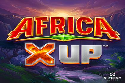 Africa X UP Online Slot Logo