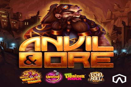 Anvil and Ore Online Slot Logo