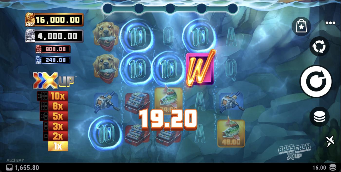Bass Cash X UP: image of winning
