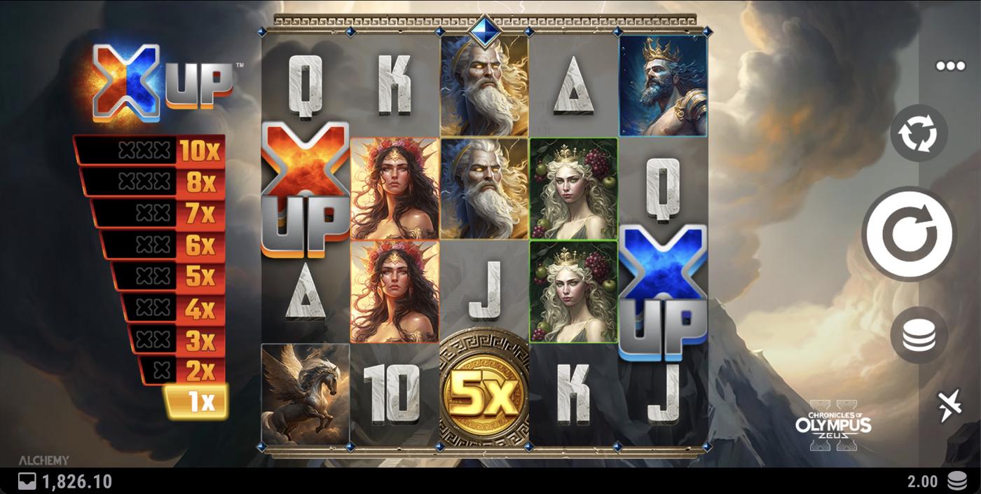 Chronicles of Olympus II - Zeus: image of main menu