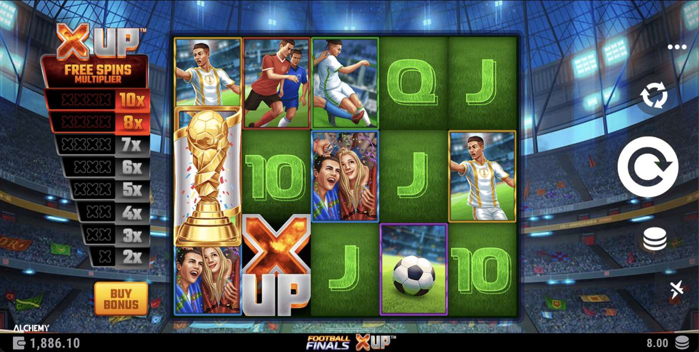 Football Finals X UP: image of main menu
