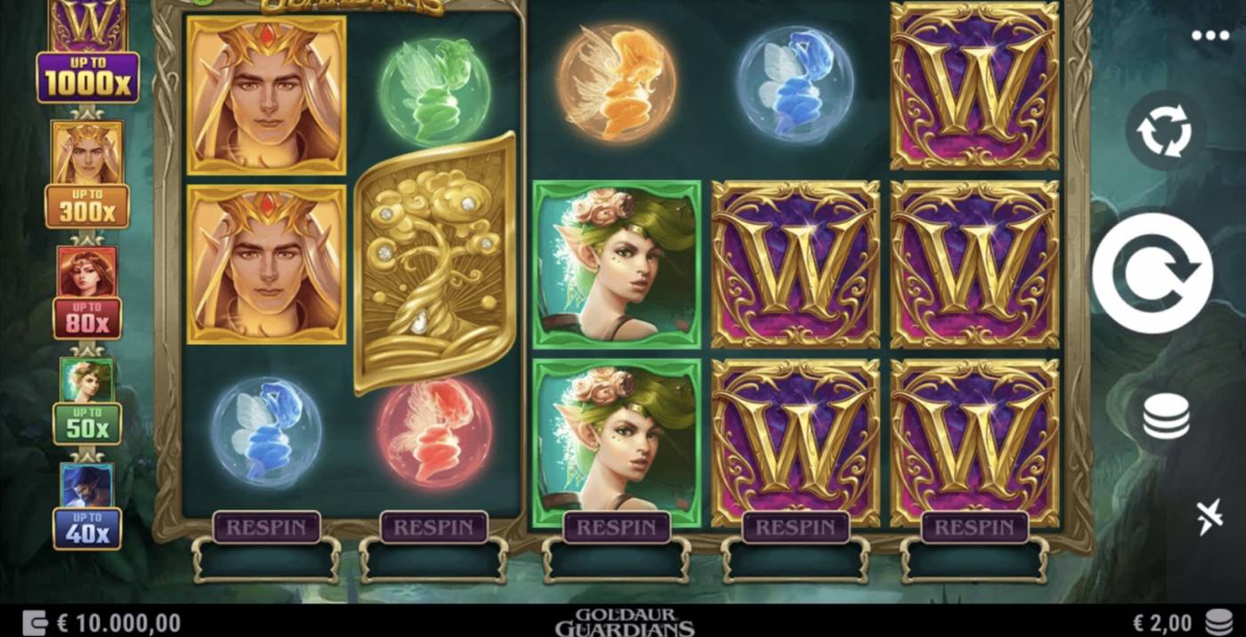 Goldaur Guardians: image of main menu
