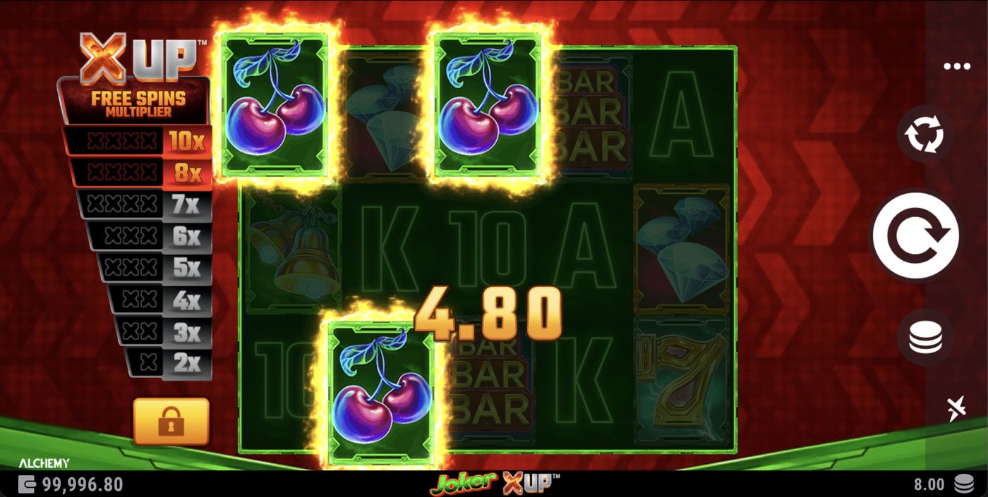 Joker X UP: image of winning