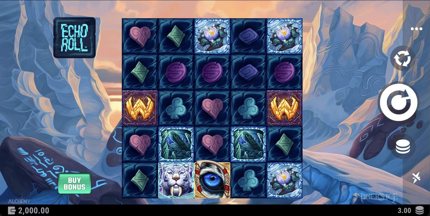 Tiger's Ice: image of main menu