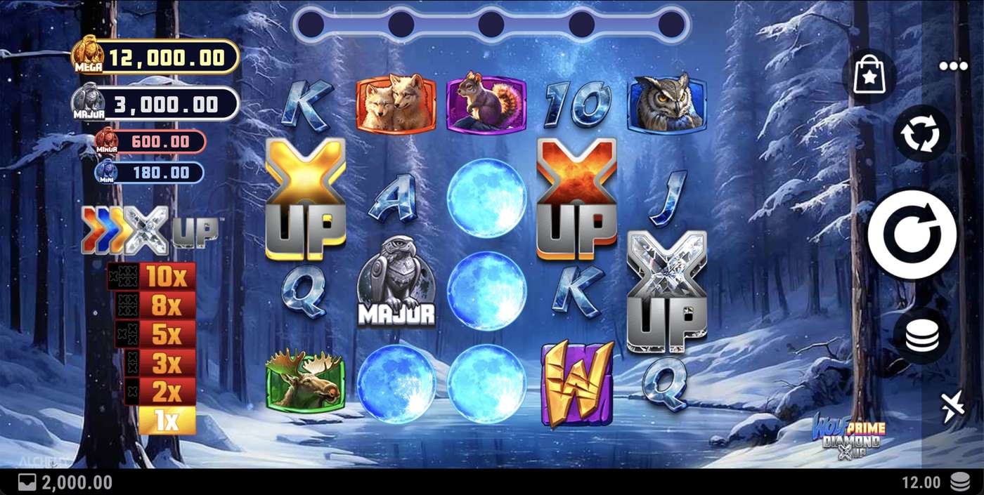 Wolf Prime Diamond X UP: image of main menu